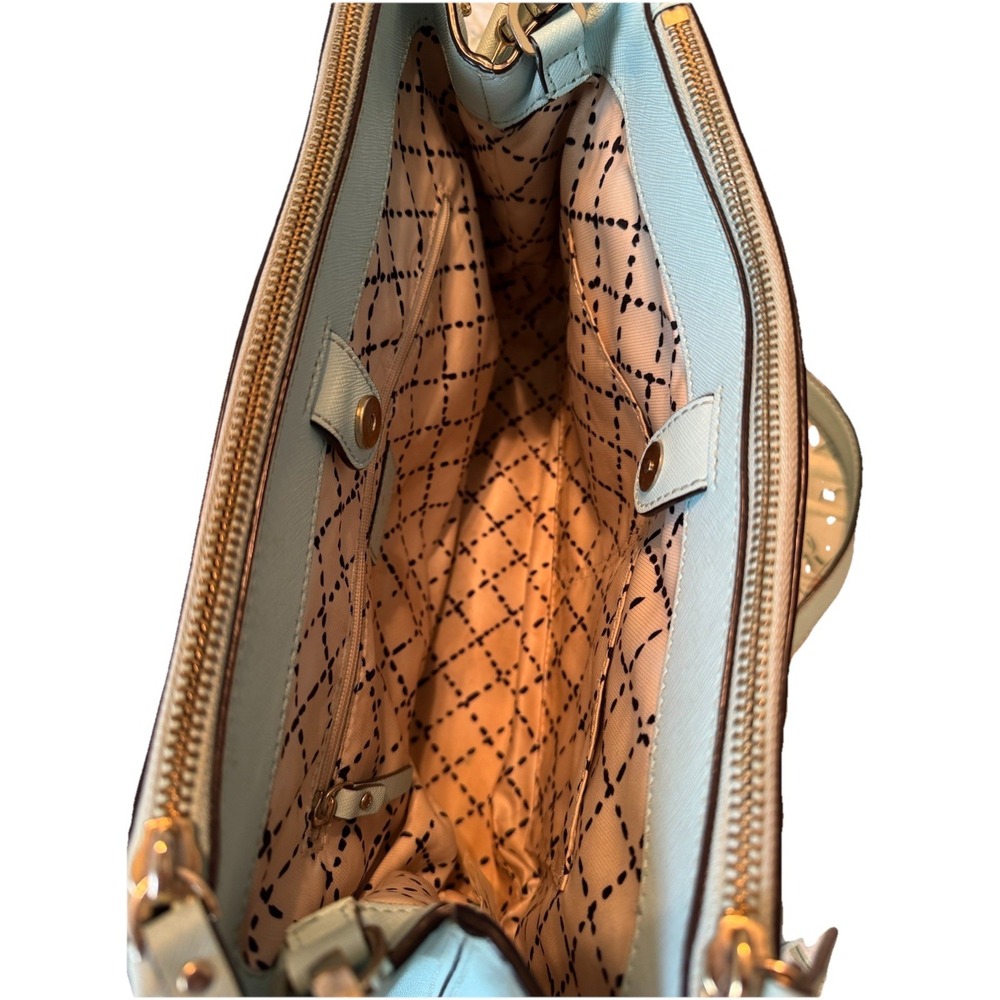 kate spade NEW YORK Mint Green Leather Purse W/Removable Strap Gently Used - Picture 9 of 16
